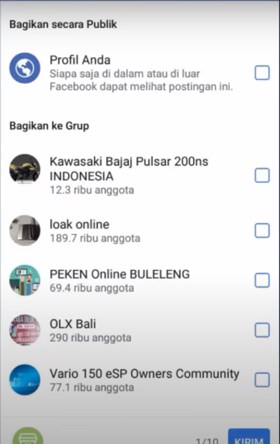 cara jualan di fb 