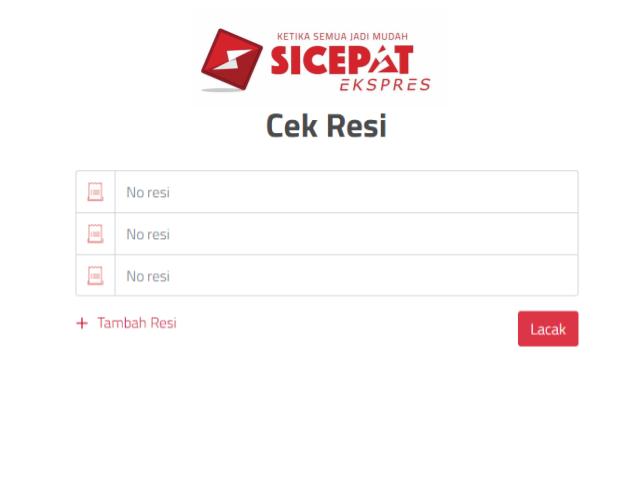 cek paket sicepat