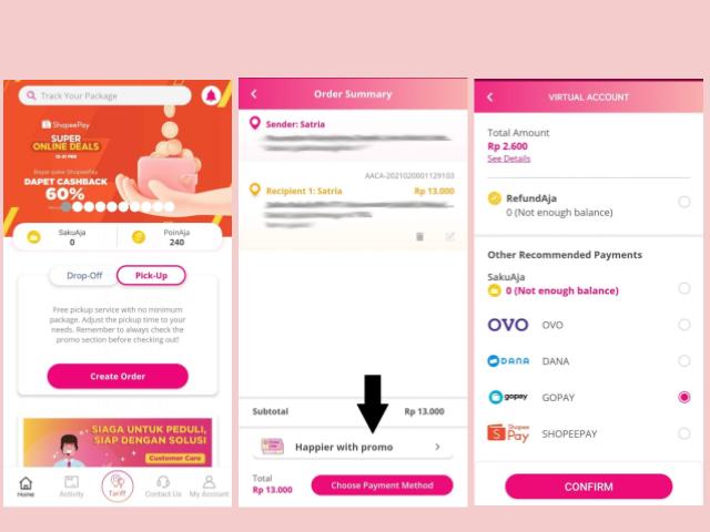 cara mengirim paket lewat anteraja