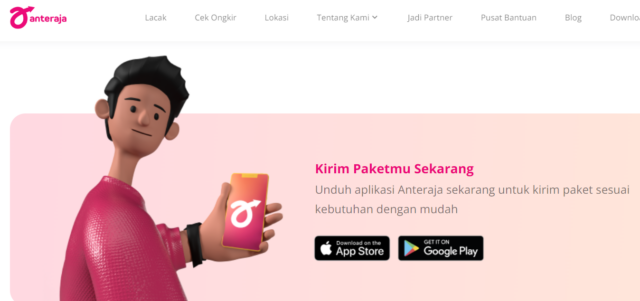 paket anteraja tidak bergerak