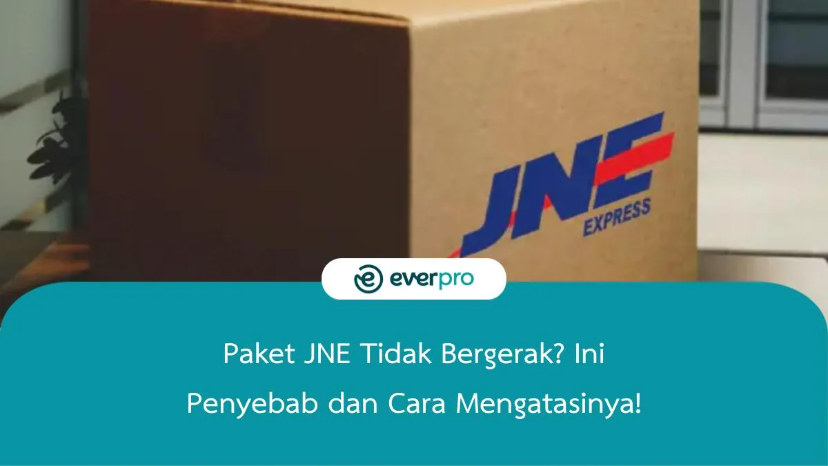 paket jne tidak bergerak