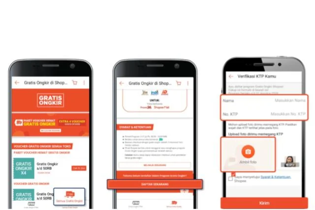 cara mendapatkan gratis ongkir di shopee