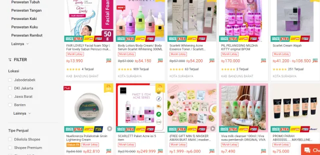 produk terlaris di shopee