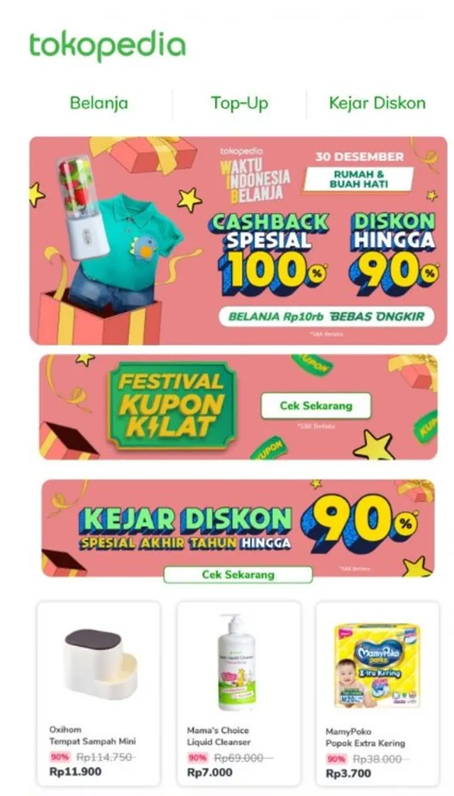 contoh email marketing
