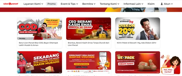 cara daftar agen lion parcel