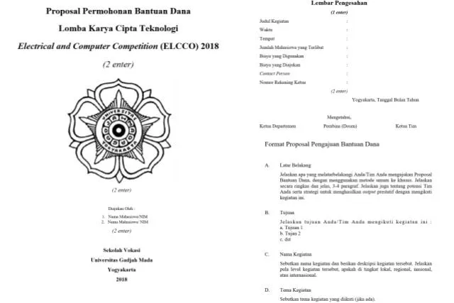 proposal pengajuan dana