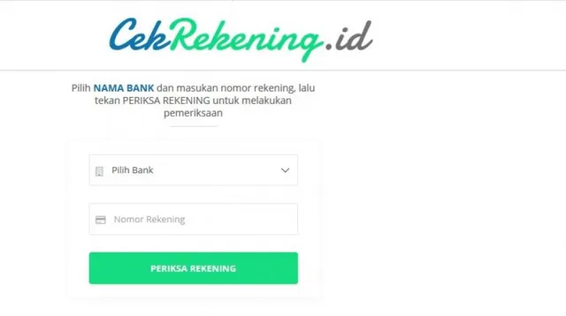 cek rekening id