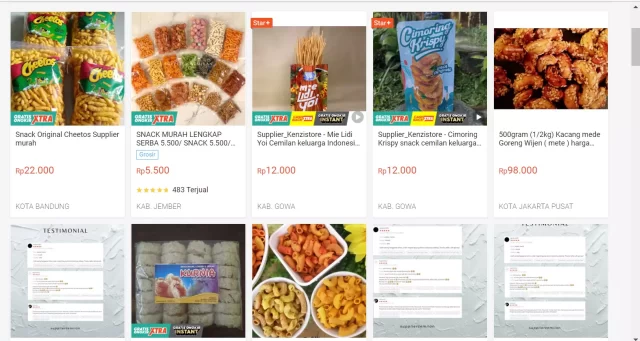 supplier snack