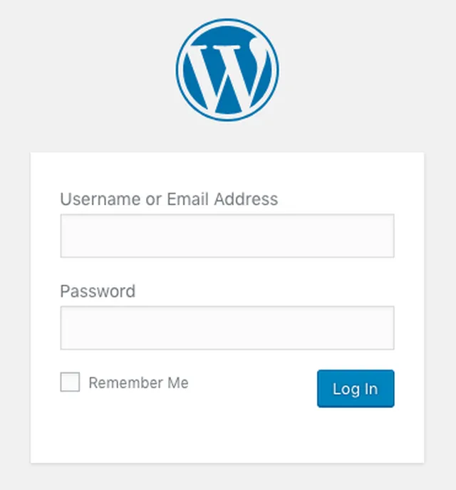 login wordpress