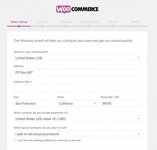 woocommerce