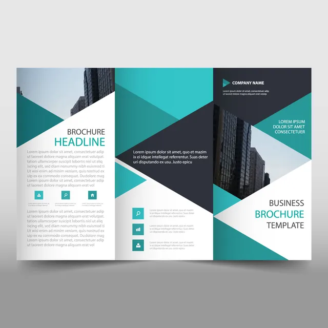 company profile format brosur