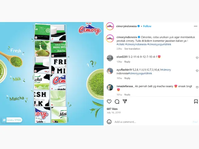 Iklan Fresh Milk Cimory
