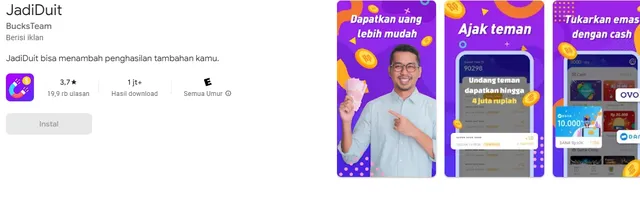 aplikasi penghasil uang 100 ribu perhari