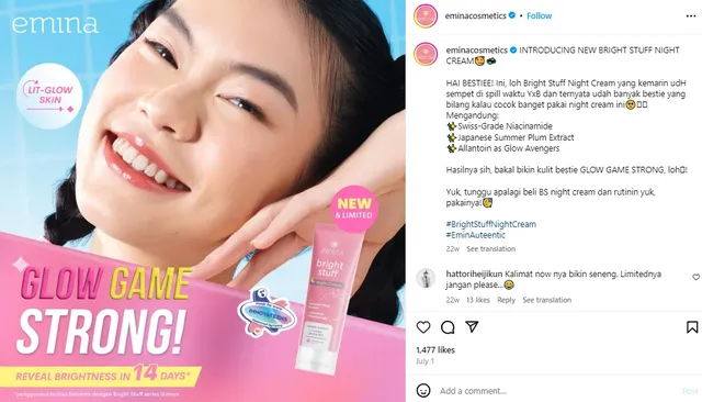 contoh iklan produk kecantikan