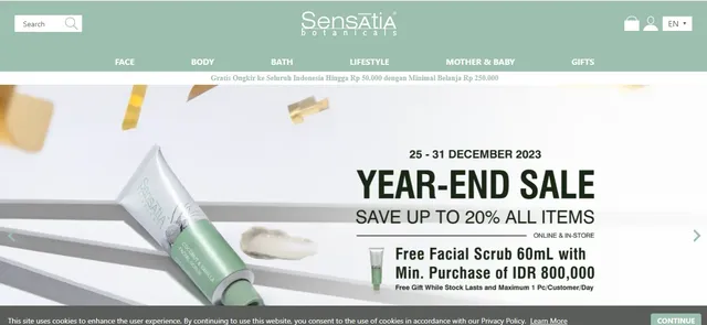 website sensatia botanicals
