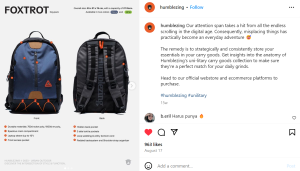 Iklan Bahasa Inggris Daypack Humblezing
