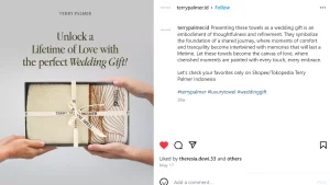 Iklan Caption Bahasa Inggris Handuk Terry Palmer