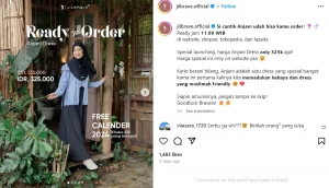 Gambar Iklan Promosi Baju Muslimah Jilbrave