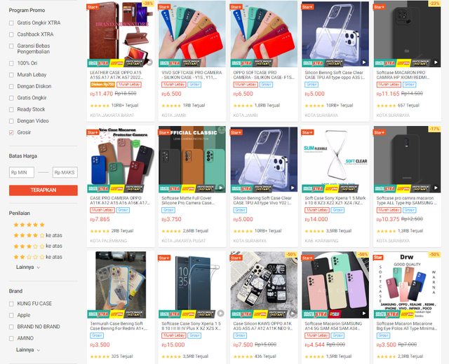 Cara mencari supplier tangan pertama di shopee