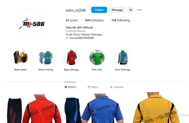 grosir baju olahraga