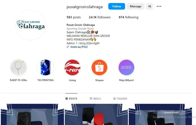 grosir baju olahraga