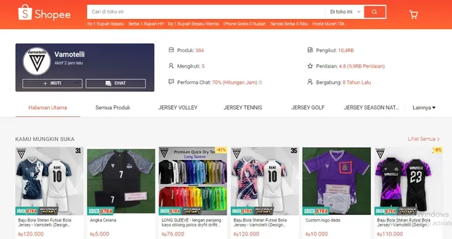 shopee grosir vamotelli