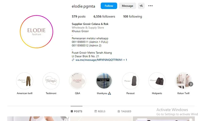 grosir celana cargo murah