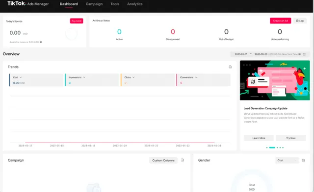 cara tiktok ads