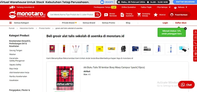 grosir alat tulis