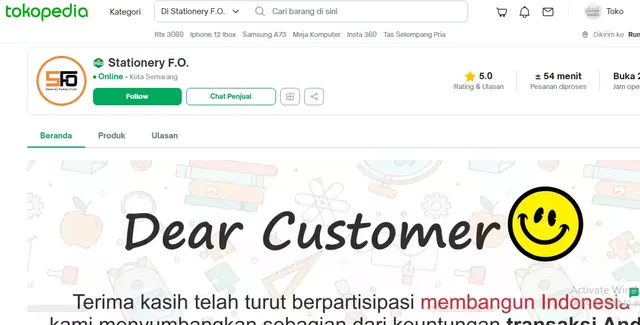 stationery factory outlet semarang
