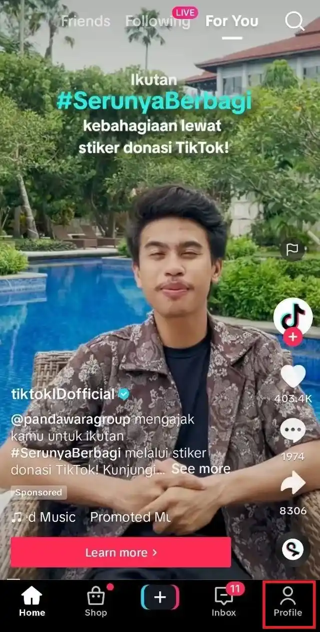 cara melihat total belanja di tiktok shop