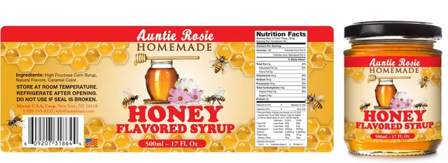 contoh label makanan