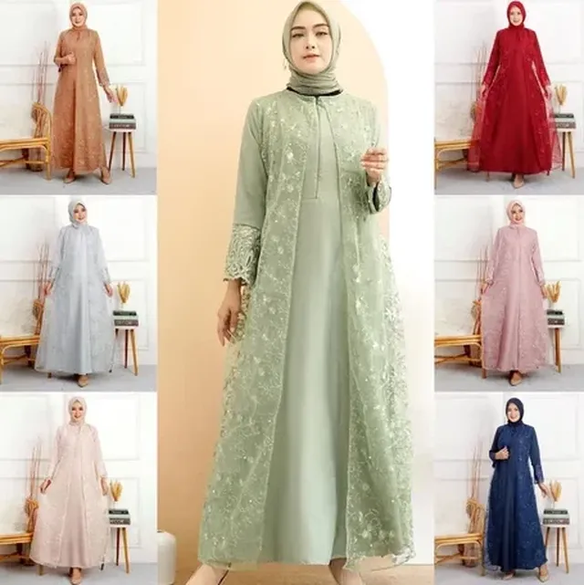 model baju gamis terbaru lebaran