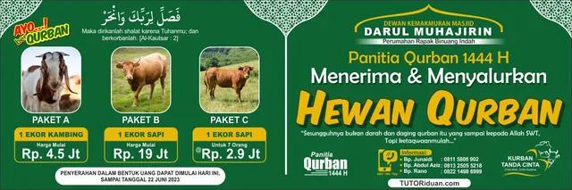contoh iklan jual hewan qurban