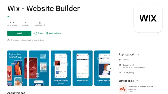 cara membuat website di hp